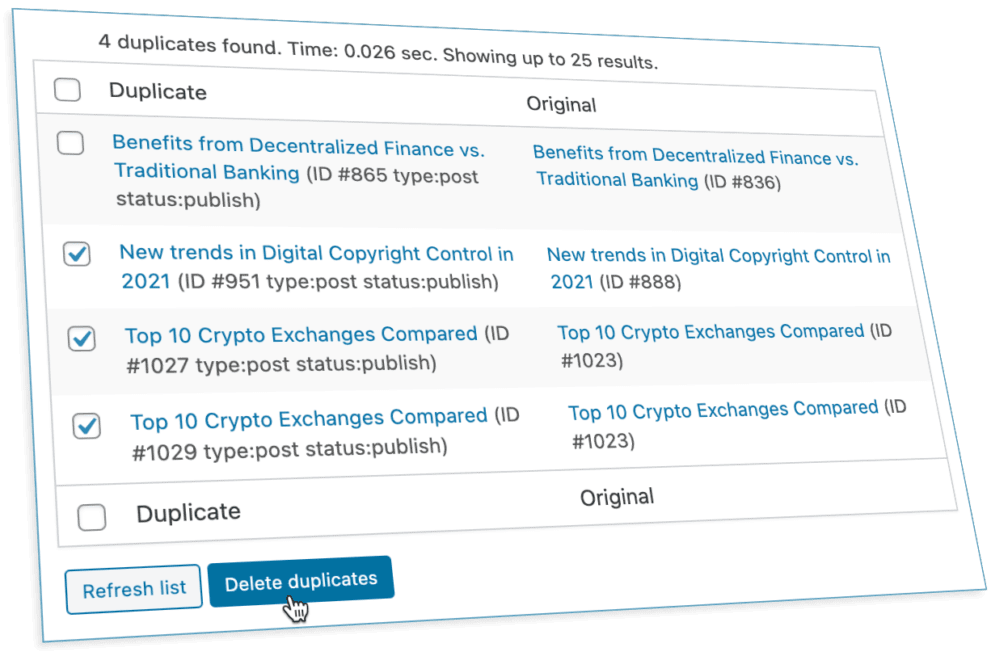 Delete Duplicate Posts Pro v4.8.3 [Activated]