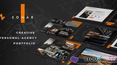 Zonar – Personal Portfolio WordPress Theme v3.8 [Activated]