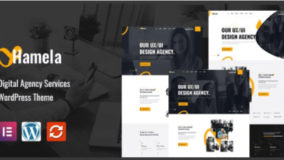 Hamela v1.2.0 Digital Agency Services WordPress Theme