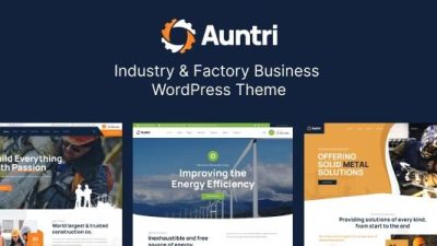 Auntri v1.0.1 Industry & Factory WordPress Theme