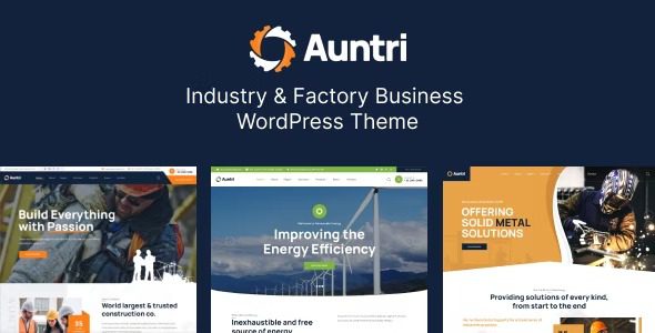 Auntri v1.0.1 Industry & Factory WordPress Theme