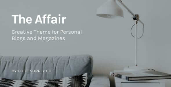 The Affair v3.5.4 Creative Theme for Personal Blogs and Magazines
