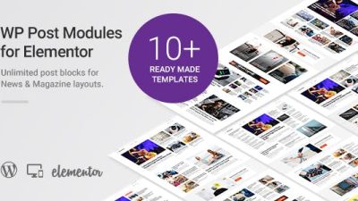 WP Post Modules for NewsPaper and Magazine Layouts v2.1.0 (Elementor Addon) #