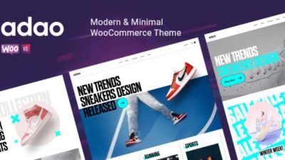 Adao Nulled Modern WooCommerce Theme Free Download