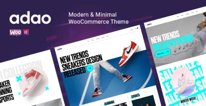 Adao Nulled Modern WooCommerce Theme Free Download