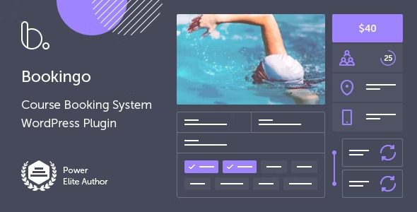 Bookingo Nulled Course Booking System for WordPress Free Download