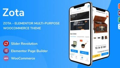 Zota v1.2.4 – Elementor Multi-Purpose WooCommerce Theme