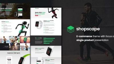 Shopscape Nulled Single Product Presentation Free Download