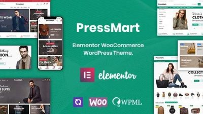 PressMart Nulled Modern Elementor WooCommerce WordPress Theme Free Download