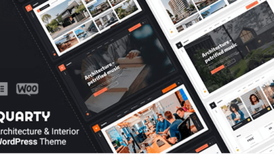 Quarty v1.3.2 – Architecture WordPress Theme