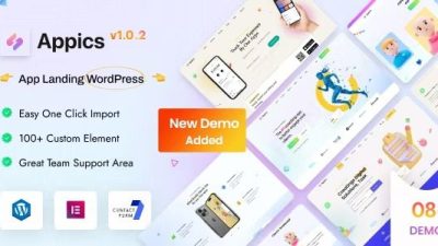 Appics v.1.0.2 – app landing page