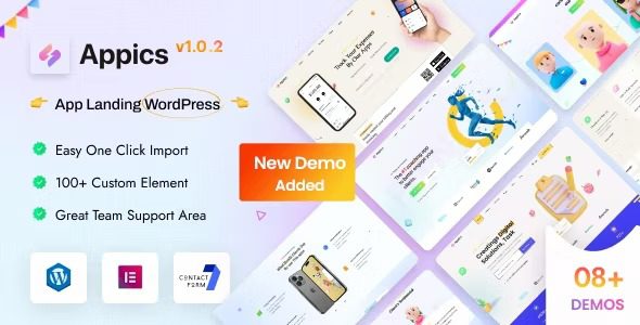Appics v.1.0.2 – app landing page