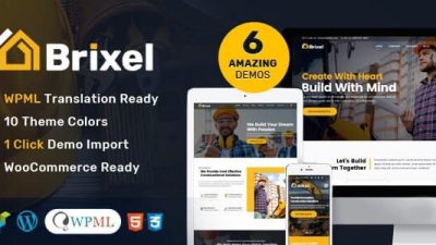 Brixel Building Construction WordPress Theme v2.1.0