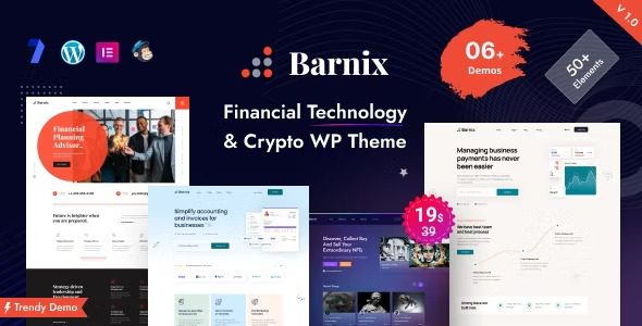Barnix Nulled Finance Consulting Free Download