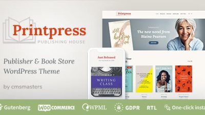 Printpress v1.1.1 Book Publishing WordPress Theme