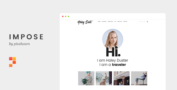 Impose Blog v1.1.9 – A WordPress Blog Theme For Bloggers