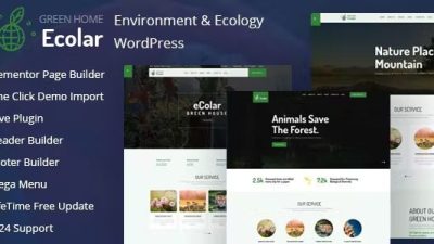 Ecolar v.2.0.0 – Environment & Ecology WordPress Theme