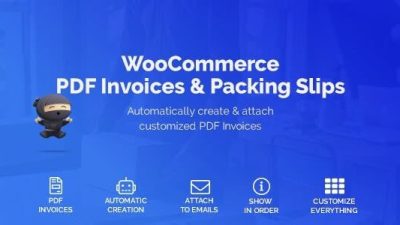 WooCommerce PDF Invoices & Packing Slips v1.4.10 [WeLaunch.io]