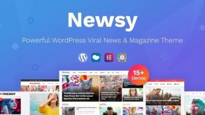 Newsy v.2.1.0 Viral News & Magazine WordPress Theme