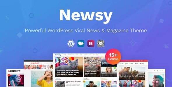 Newsy v.2.1.0 Viral News & Magazine WordPress Theme