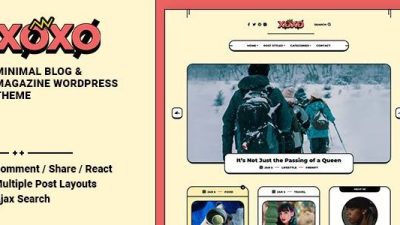 Xoxo v1.0.6 – Blog & Magazine WordPress Theme