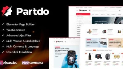 Partdo Nulled Auto Parts and Tools Shop WooCommerce Theme Free Download