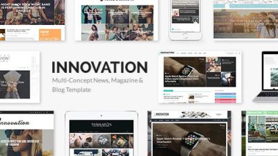 INNOVATION Multi-Concept News, Magazine & Blog Theme v6.0