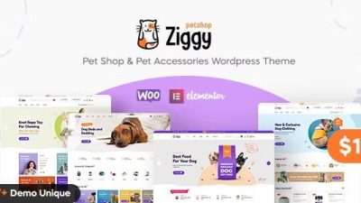 Ziggy v1.0.5 Pet Shop WordPress Theme