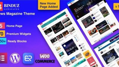 Binduz - WordPress News Magazine Theme Nulled