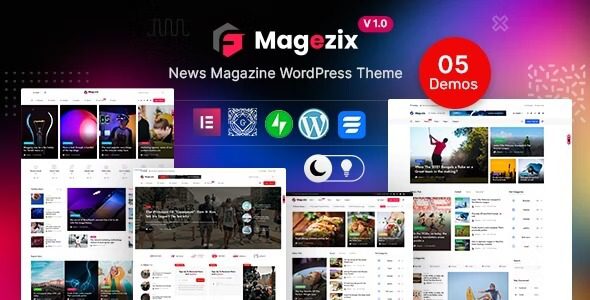 Magezix v.1.0.4 Newspaper & Magazine WordPress Theme