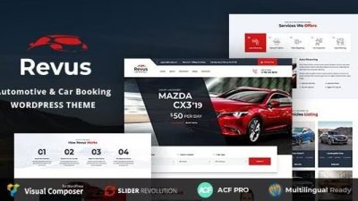 Revus v2.1.2 – Automotive & Car Rental WordPress Theme
