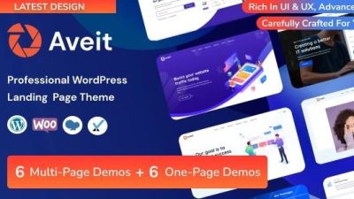 Aveit Nulled Landing Page WordPress Theme Free Download