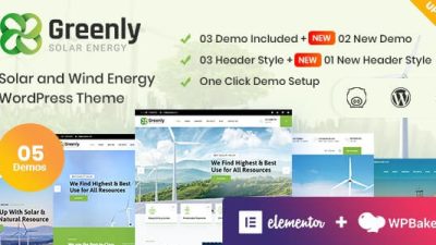Greenly v6.1 – Ecology & Solar Energy WordPress Theme