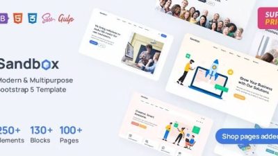Sandbox v.1.0 – Modern & Multipurpose WordPress Theme