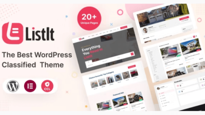 ListIt v1.6 – Clasified WordPress Theme