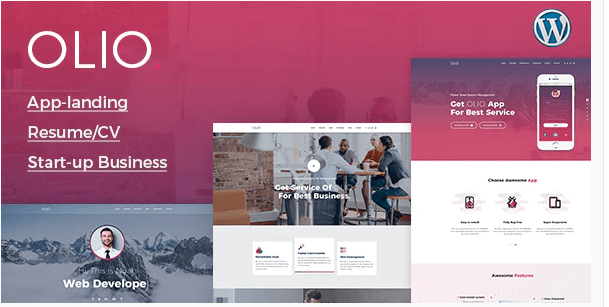 Olio v2.2 – One Page WordPress Theme Download