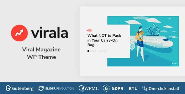 Virala v1.0.6 – Viral Magazine WordPress Theme