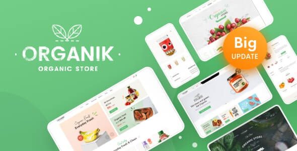 Organik v3.1.5 – Organic Food Store WordPress Theme