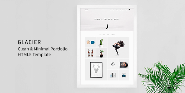 Glacier v5.0.0 – Minimal WordPress Portfolio Theme