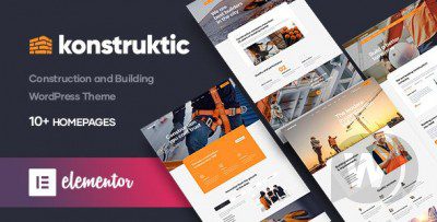 Konstruktic v1.1.1 Construction WordPress Theme