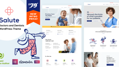 Salute v38.1 Health Medical WordPress [Activated]