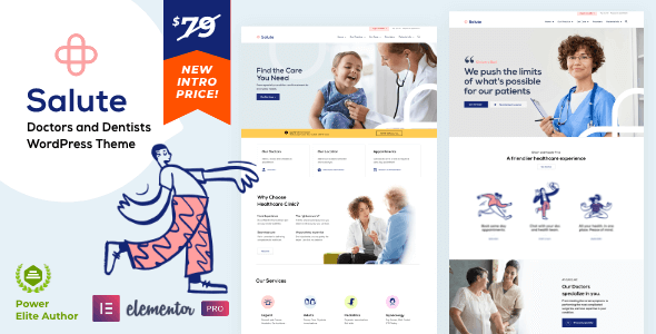 Salute v38.1 Health Medical WordPress [Activated]