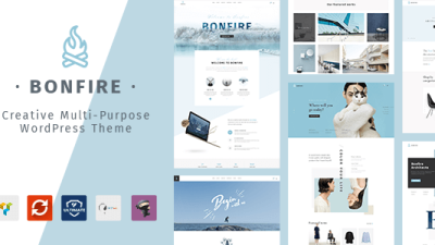 Bonfire v1.6.8 – Creative Multipurpose WordPress Theme