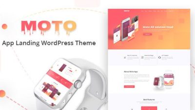 Moto WordPress Landing Page Theme v1.1.10