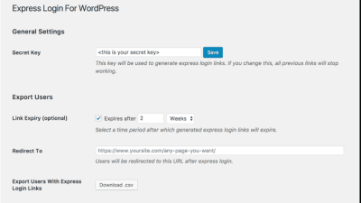 Express Login For WordPress Nulled Free Download