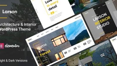 [Fixed*] Larson v1.3.4 Architecture WordPress Theme
