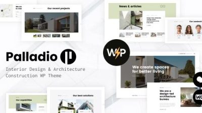 Palladio Nulled Interior Design & Architecture WordPress Theme Free Download