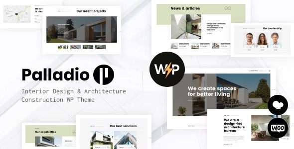 Palladio Nulled Interior Design & Architecture WordPress Theme Free Download