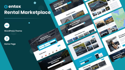 Entox v1.1.1 Rental Marketplace WordPress Theme