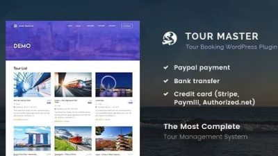 Tour Master v5.0.5 Tour Booking, Travel, Hotel
